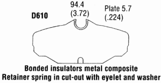 Bremsklötze Hinten - Brakepads Reat  Taurus 96-01